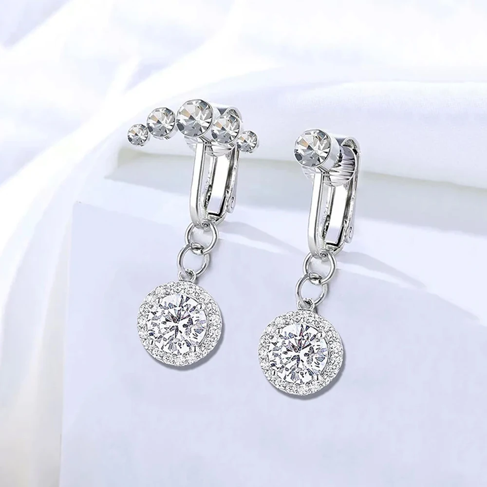 Gold Color Non-piercing Faux Fake Belly Ring Flower Belly Button Piercing Clip on Umbilical Navel Rings Cartilage Clip Jewelry