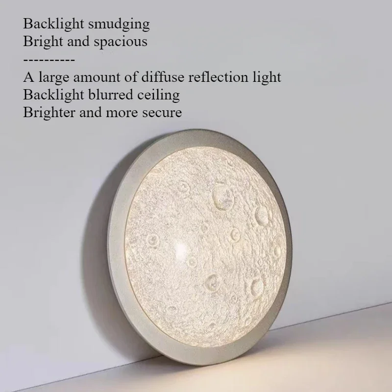 

SANDYHA стильный светодиодный потолочный светильник с лунным дизайном для детской спальни, гостиной, современное украшение для помещения, уникальное освещение