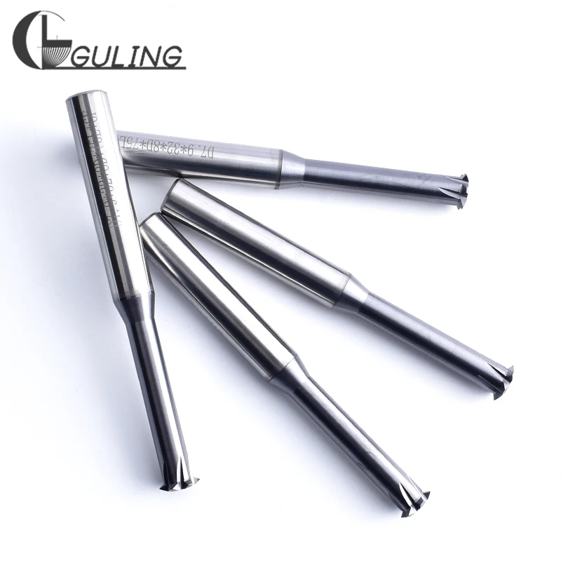 GULING เดี่ยวขลุ่ยทังสเตนคาร์ไบด์ปลายด้าย mills CNC ด้ายตัด