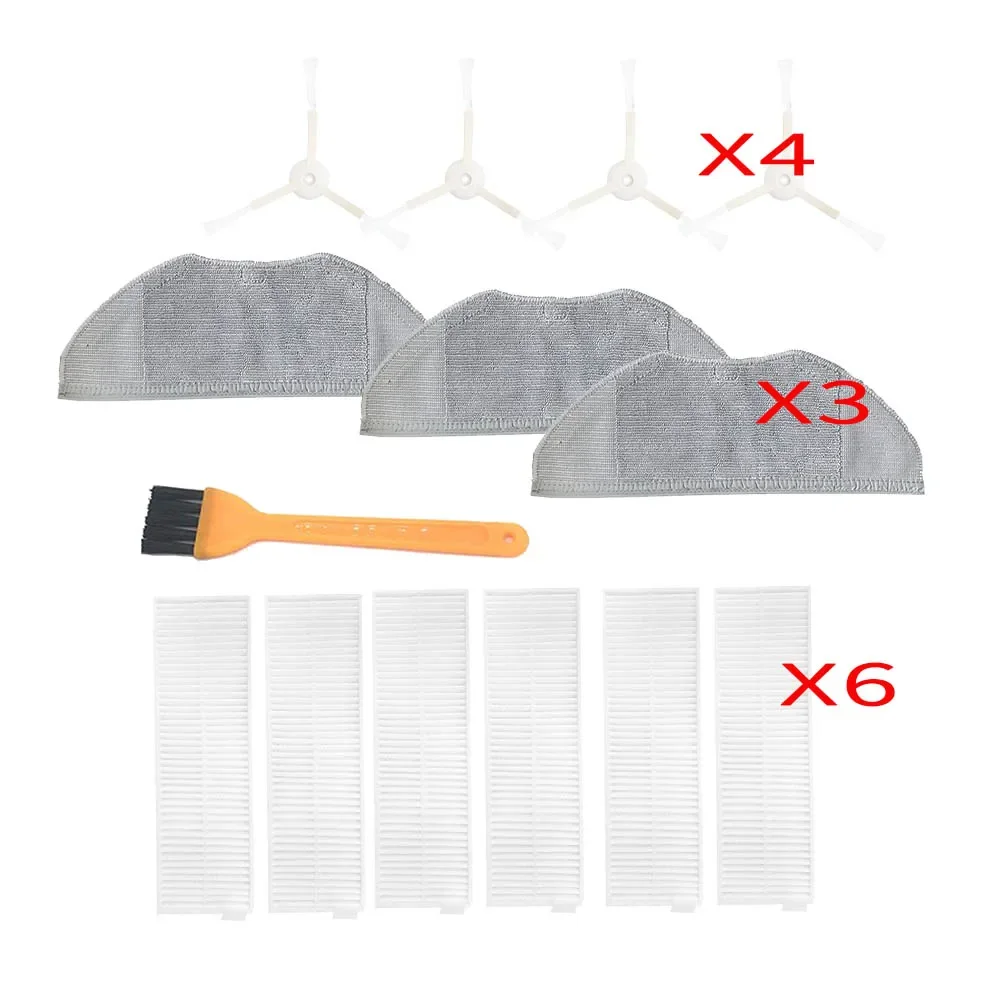 Wichtigsten Pinsel Seite Pinsel Filter Geschirrtuch Set Für Xiaomi Mijia G1 MJSTG1 Staubsauger Hausgeräte Teile Ersatz