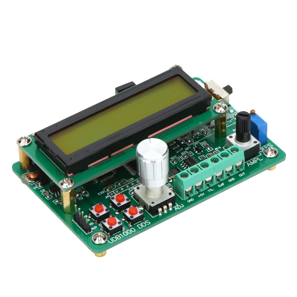 UDB1000 DDS Function Signal Generator, Signal Source 60MHz Frequency Meter, Frequency Sweep Module