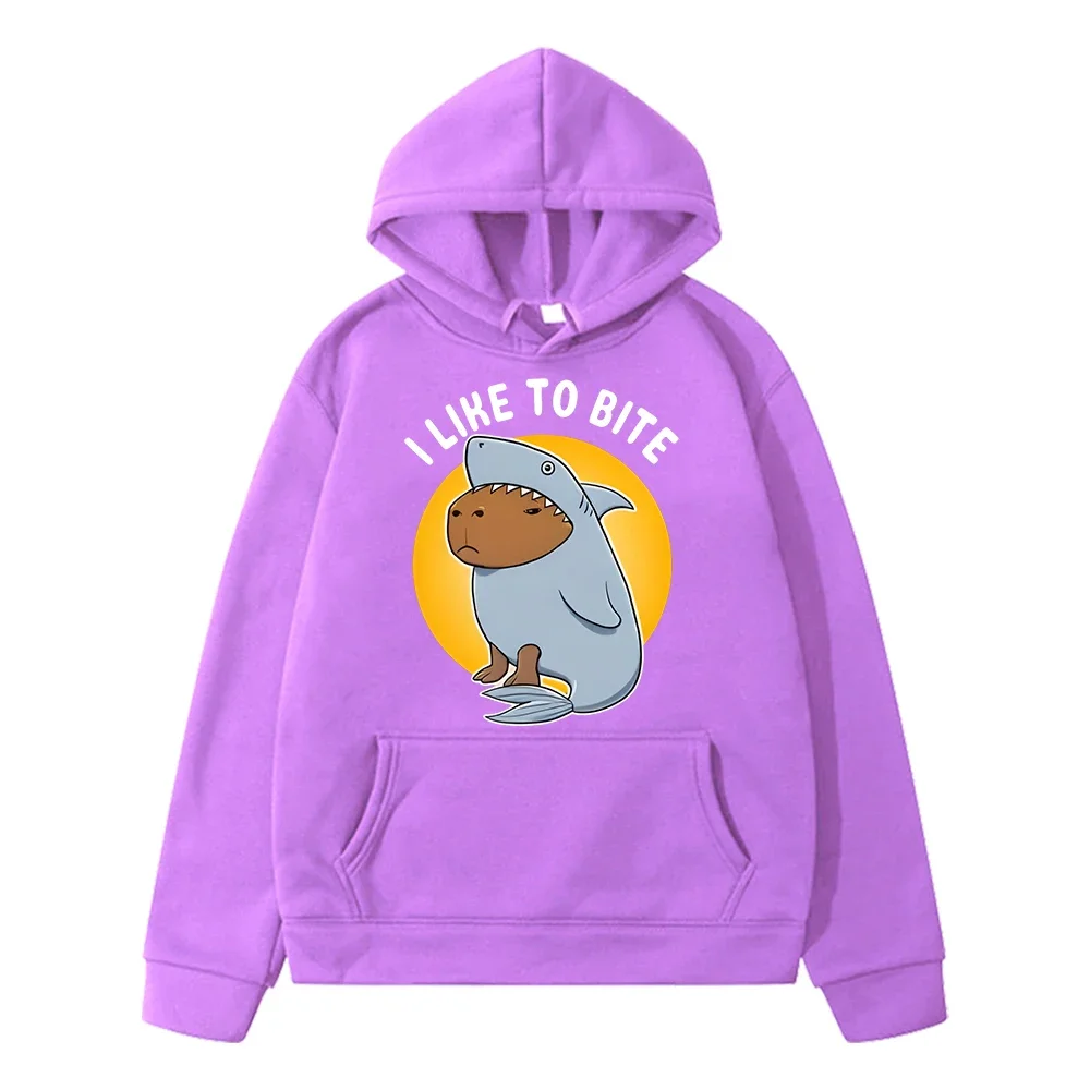 Kawaii anime hoodie boy clothes Capybara Children Autumn Fleece Sweatshirt y2k sudadera Jacket Casual pullover kids clothes girl