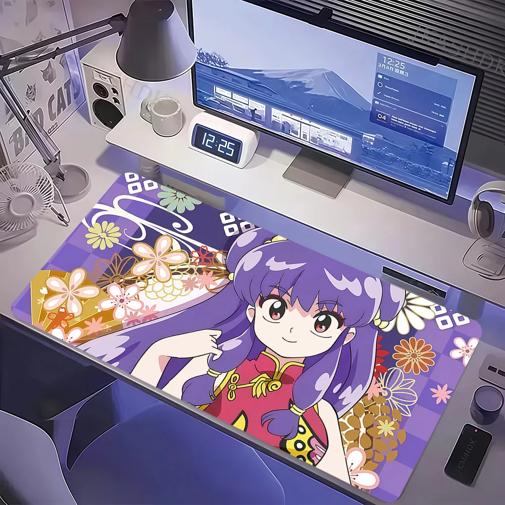 anime cute art R-Ranma a-Akane Tendo r-Ranma Saotome Mouse Pad Non-slip Lockedge Thickened Desktop MousePad Large Gaming Office