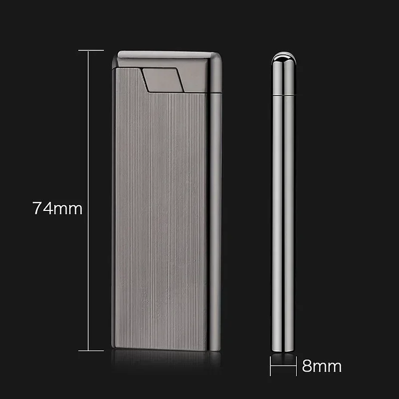 Metal Grinding Wheel  for Men Turbo Gas Lighter Windproof Cigarette Lighter Kitchen Outdoor Camping Barbecue High-End Gifts