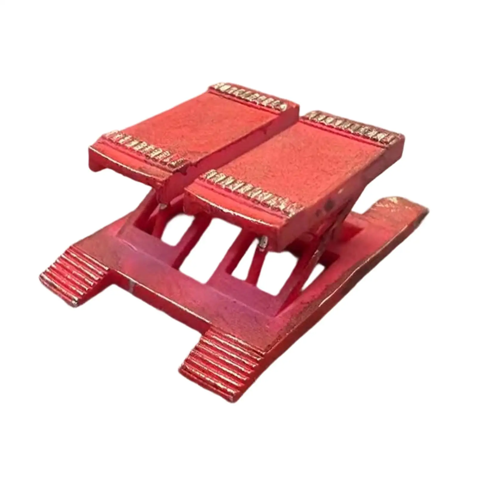 

Модель гаражного подъемника для автомобилей 1/64, реалистичная миниатюрная сцена автомастерской, декор для микро-гаража, аксессуар для модели автомобильного подъемника