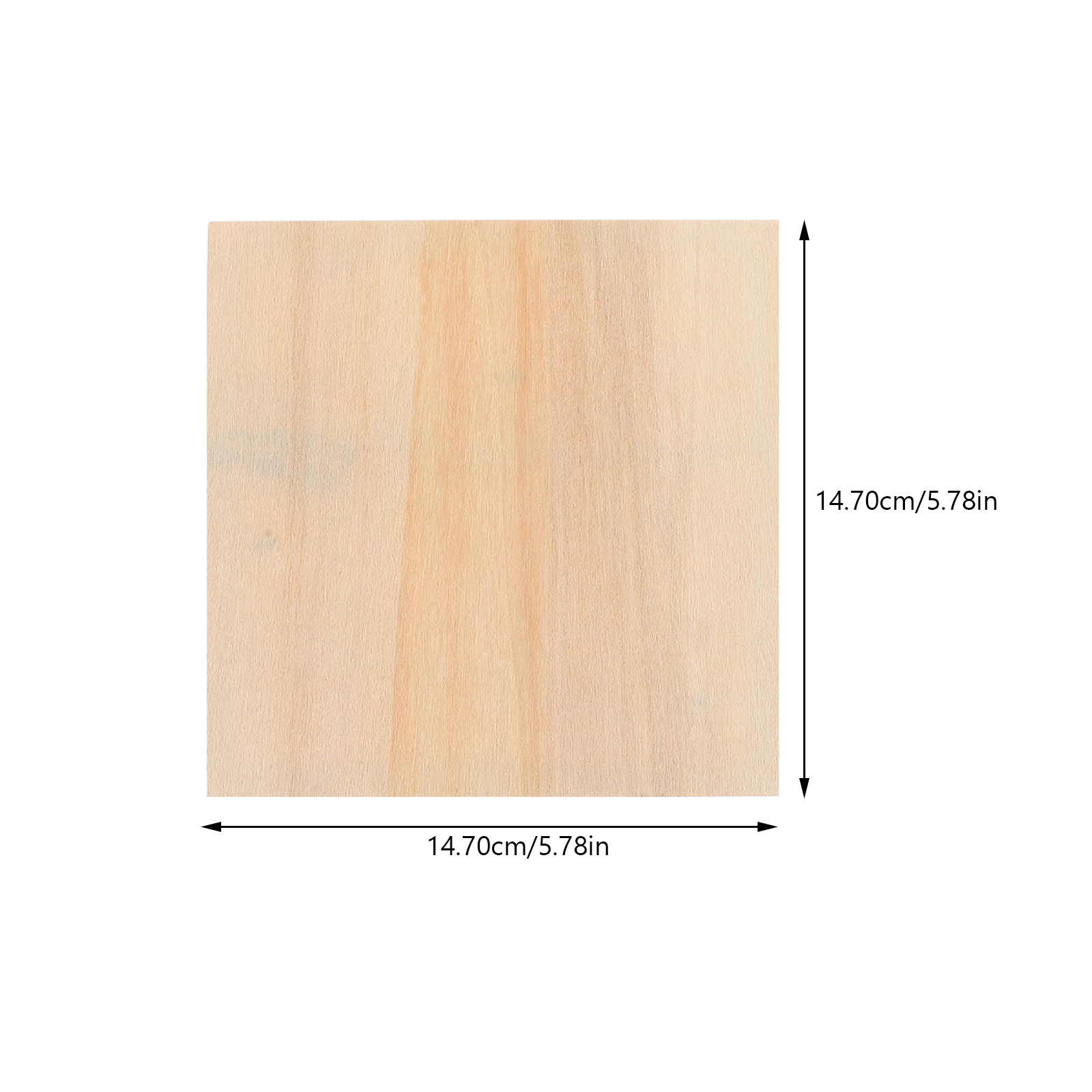 

10 Pcs Blank Wooden Picture Frame DIY Photo Basswood Decorative Kids Clay Holder