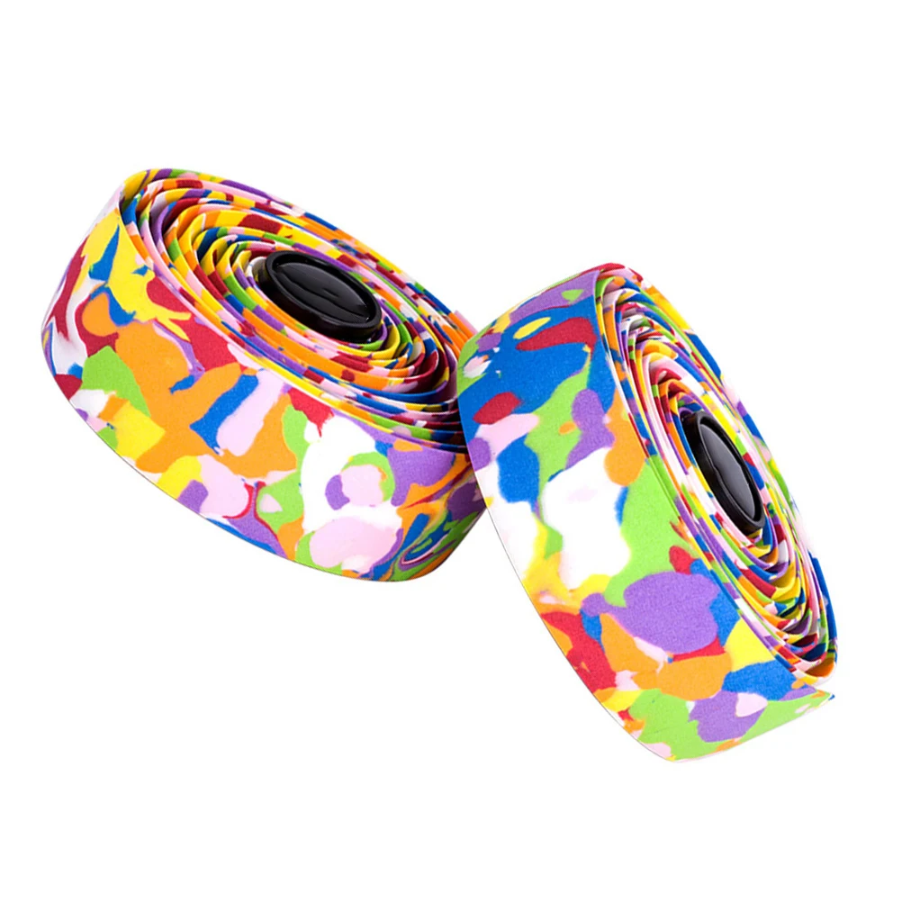 

High Quality Handlebar Tape Anti Skid Wrap for Road Bike Mountain Bike Durable Wear Resistant Fashionable Design Bright