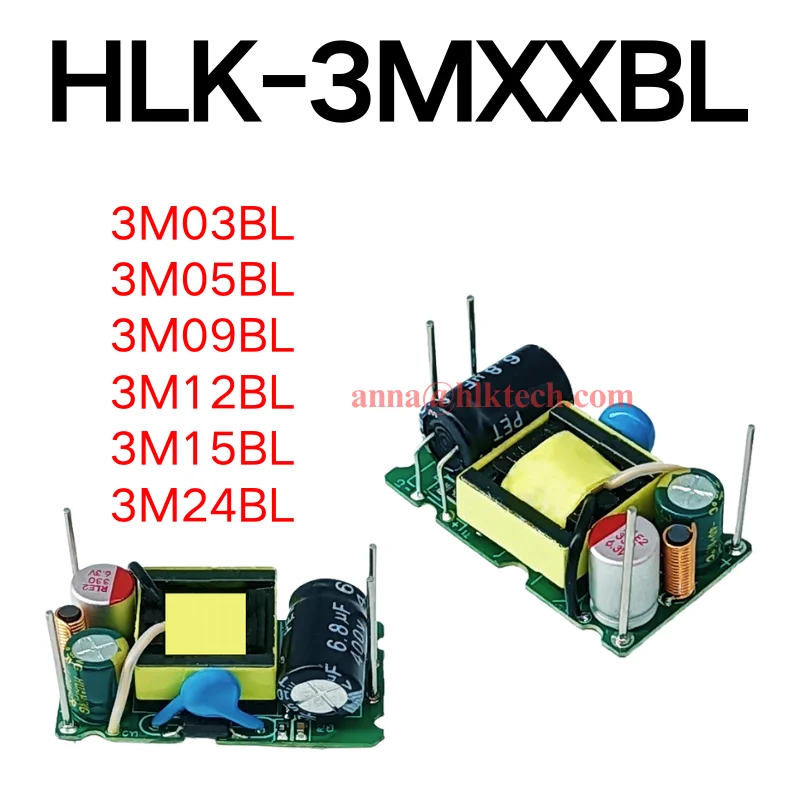 

Free shipping 10pcs HLK-3M03BL 3M05BL 3M09BL 3M12BL 3M15BL 3M24BL Ultra small 3W isolation switch control power module PM01