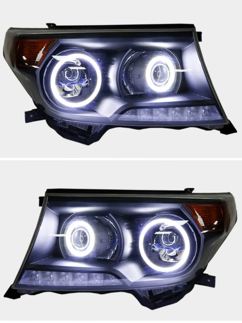 

car bupmer head light for Toyota Prado Land cruiser LC200 headlight 2008~2015y car accessories HID fog for cruiser headlamp