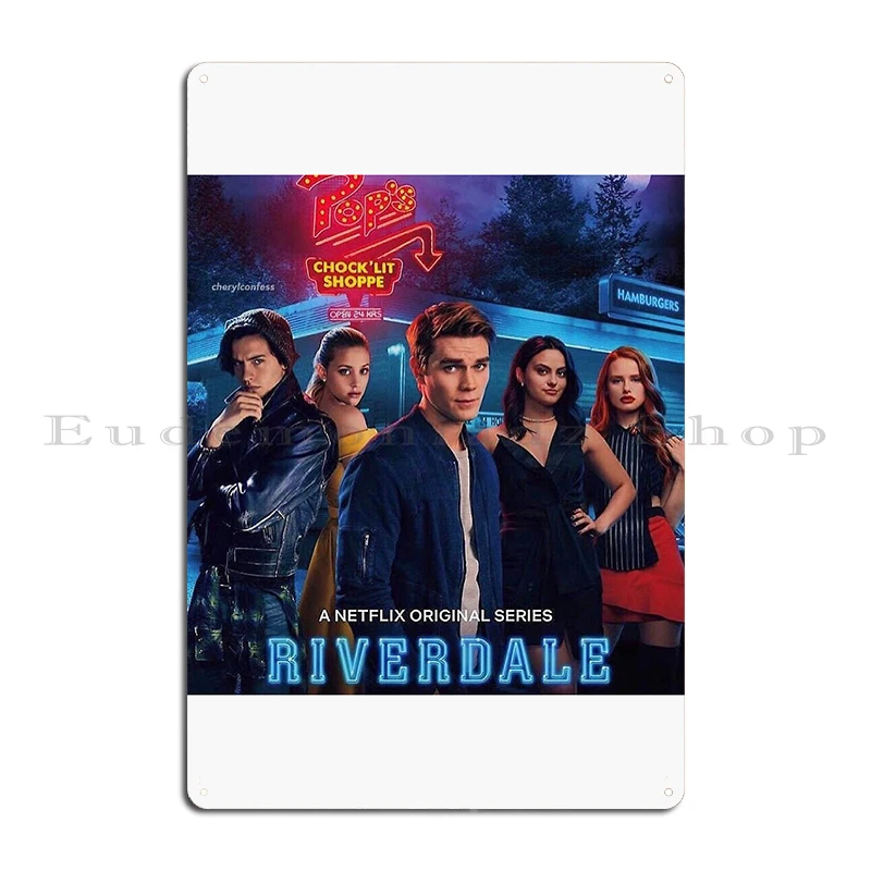 riverdale Metal Plaque Retro Garage Designing Customize Printing Tin Sign Poster