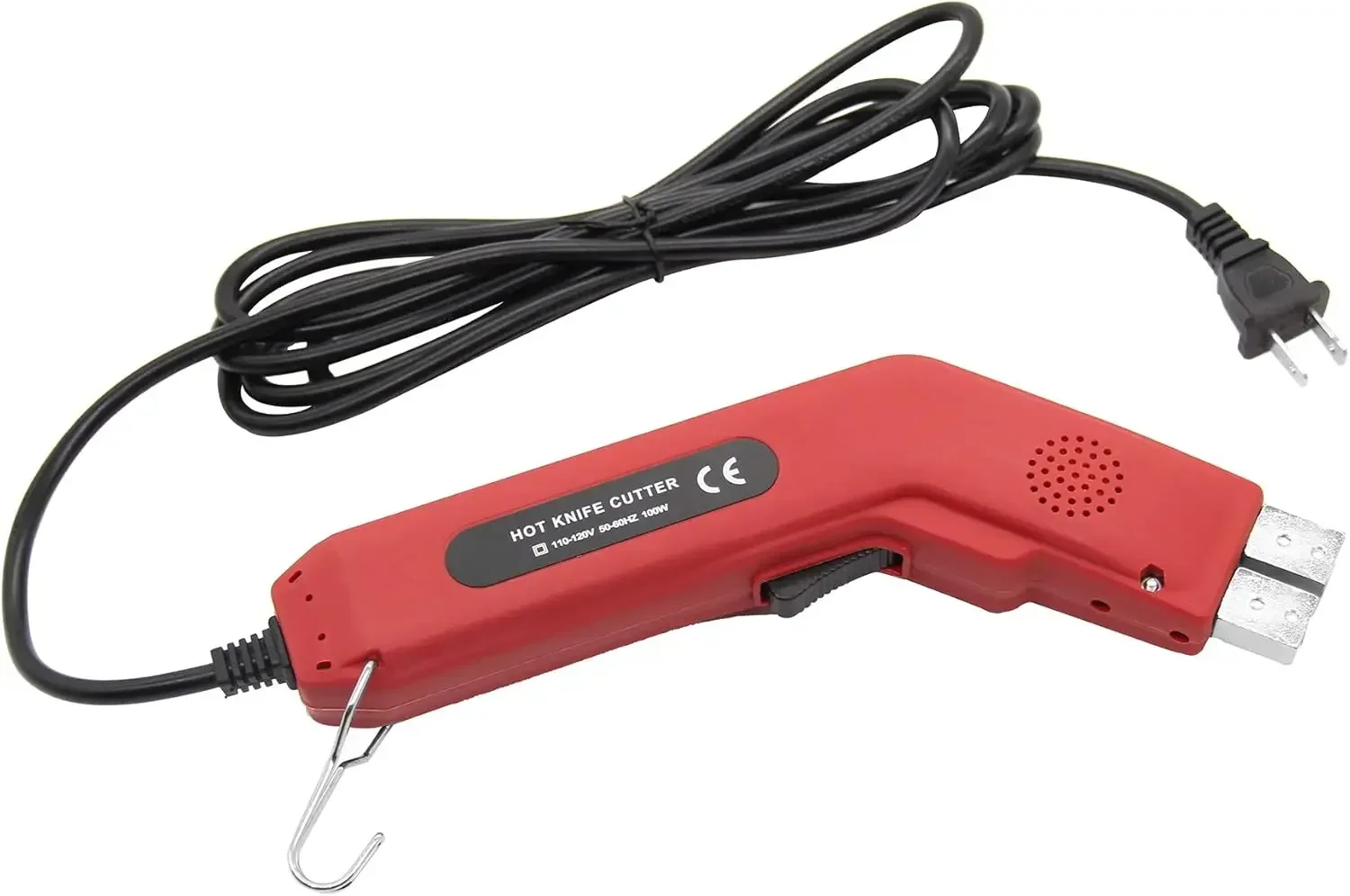 Cuchillo caliente eléctrico del calor del cortador 100W 5 segundos que calienta 50-500 ° C para cortar tela/carca/cuerda/plástico/acrílico (110V, Arc Ty