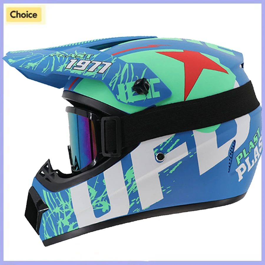 Caschi da moto Bambini Bici fuoristrada Per bambini bambino MotoBike Downhill AM DH Casco di sicurezza incrociato Capacete Motocross Casco