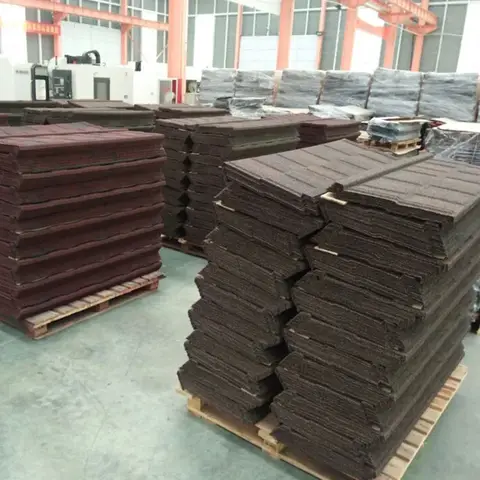 Waterproof Stone Coated Metal Roof Tiles Shingles Solar Roofing Sheets for Houses Building Material