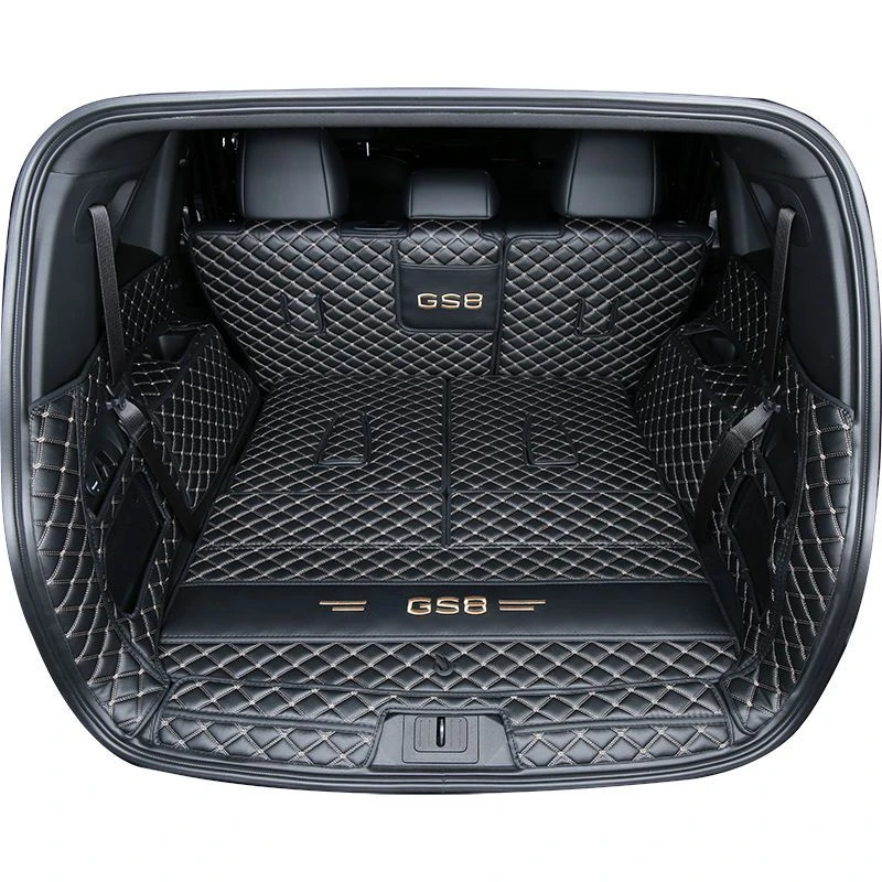 For GAC Motor GS8 2024 Accessories Trumpchi GS8 6/7 Seat Cargo Liner Vehicle Supplies Waterproof Dirt-resistant Lather Trunk Mat