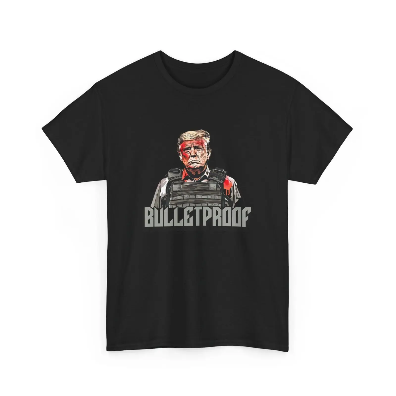 

Bulletproof Trump T-Shirt, Trump Shot Assassination Attempt Tee