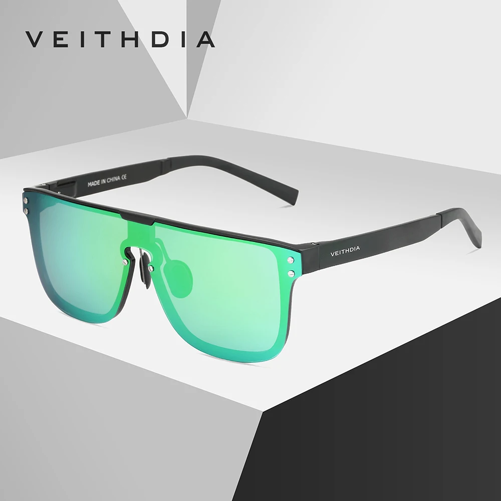 

VEITHDIA новые модные солнцезащитные очки для занятий спортом на открытом воздухе, алюминиевые поляризационные зеркальные линзы с защитой от ультрафиолета UV400, очки в стиле ретро для мужчин и женщин VT06881