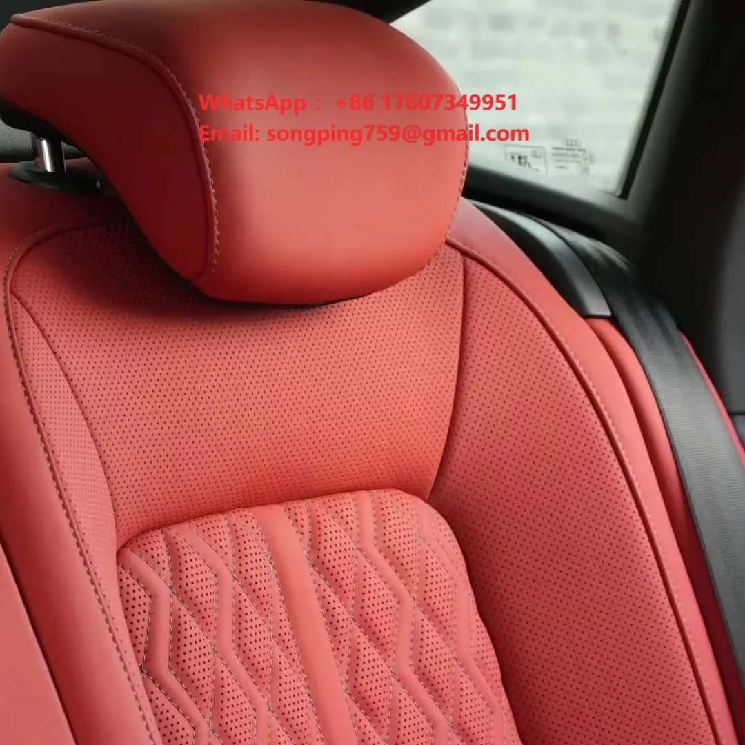 Leather Car Seat Covers Full Set Anti-Slip Automotive Vehicle Seat Cover Waterproof Customized for Audi