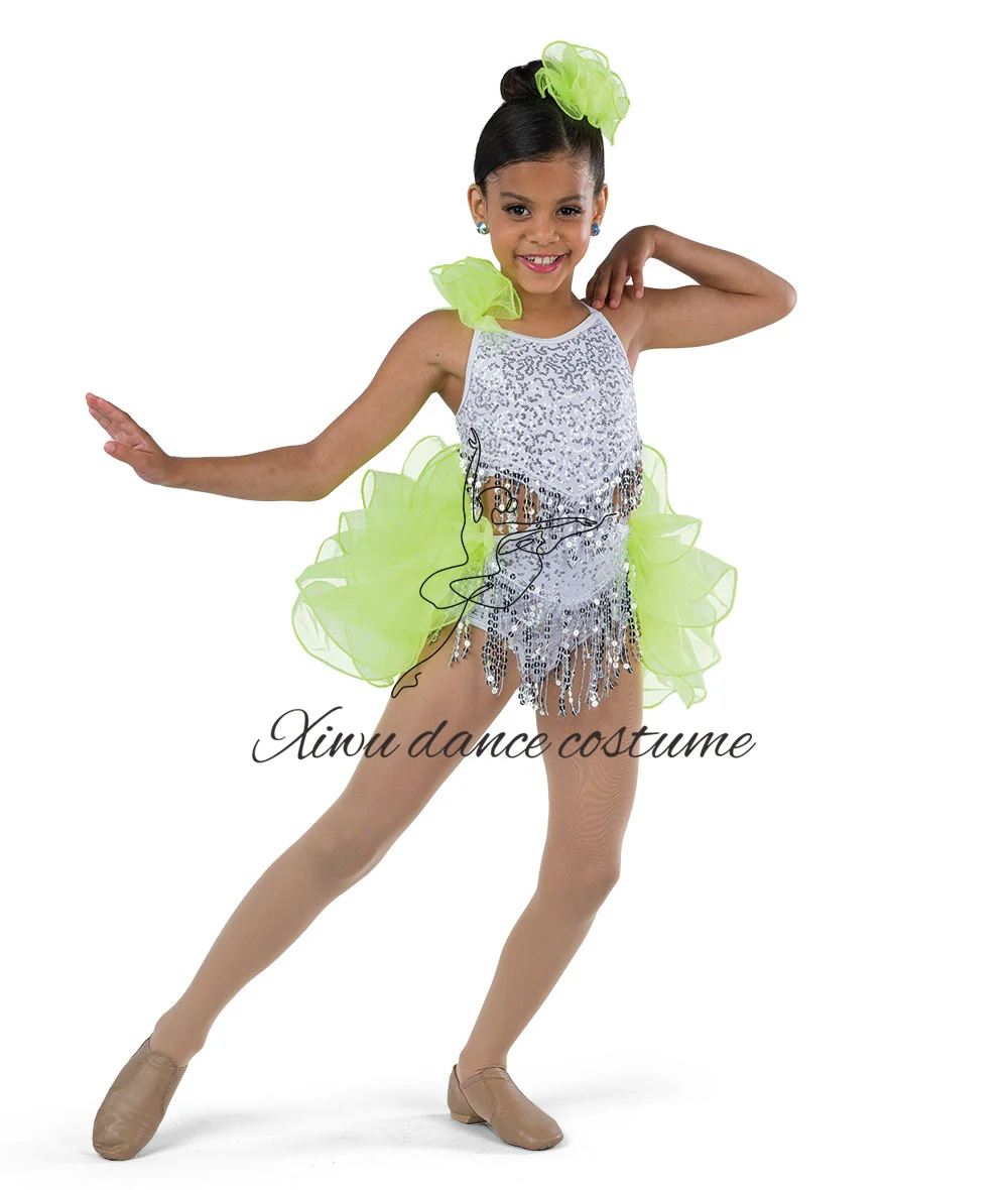 New Jazz Dance costume Professional Jazz dress performance dress suit Latin dress Modern Dance dress sequins Custom Dance costum