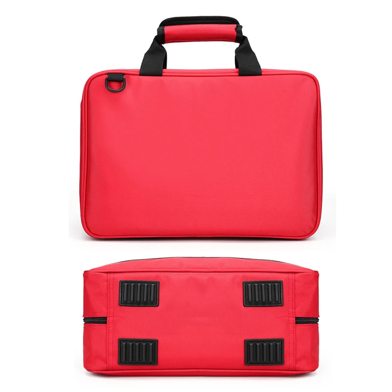 Empty First Aid Bag Portable Shoulder Medical Bag Outdoor Car Emergency Rescue Survival Bag Camping Travel Bag Large