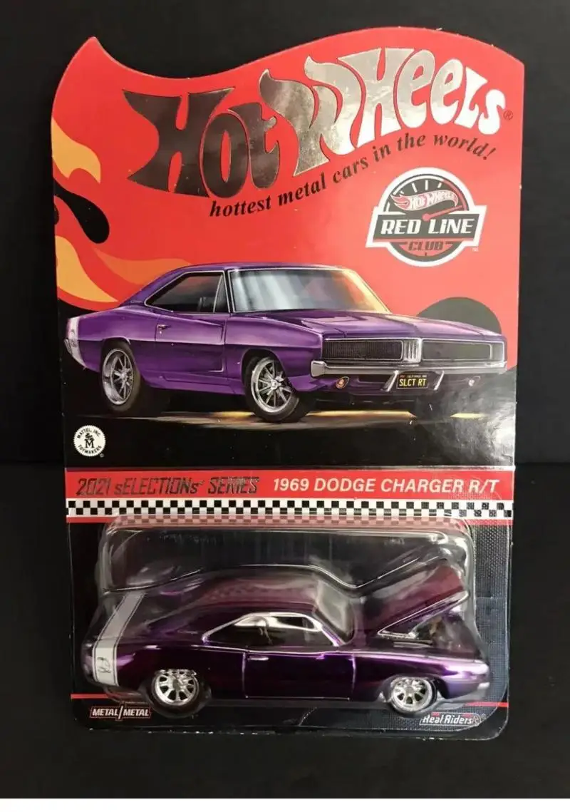 

HOT WHEELS 2021 RLC 1:64 1969 Dodge CHARGE R/T Collection die cast alloy car model decoration gift