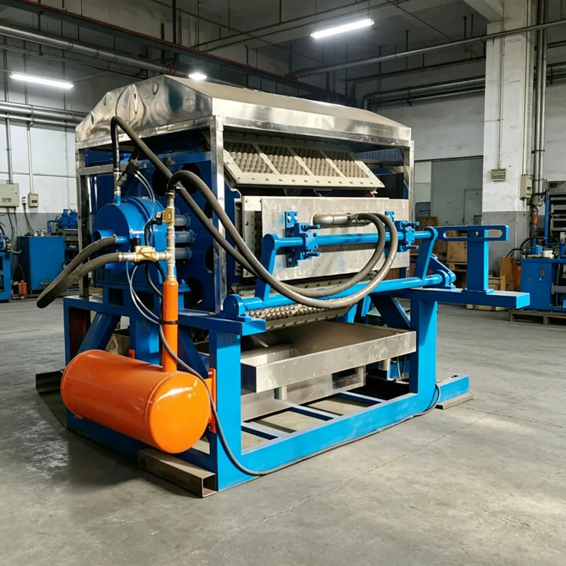 Customized Auto Egg Tray Machine with Stacking & Packing – Ready for Direct Shipping, Paper Pulp Molding, High Efficiency