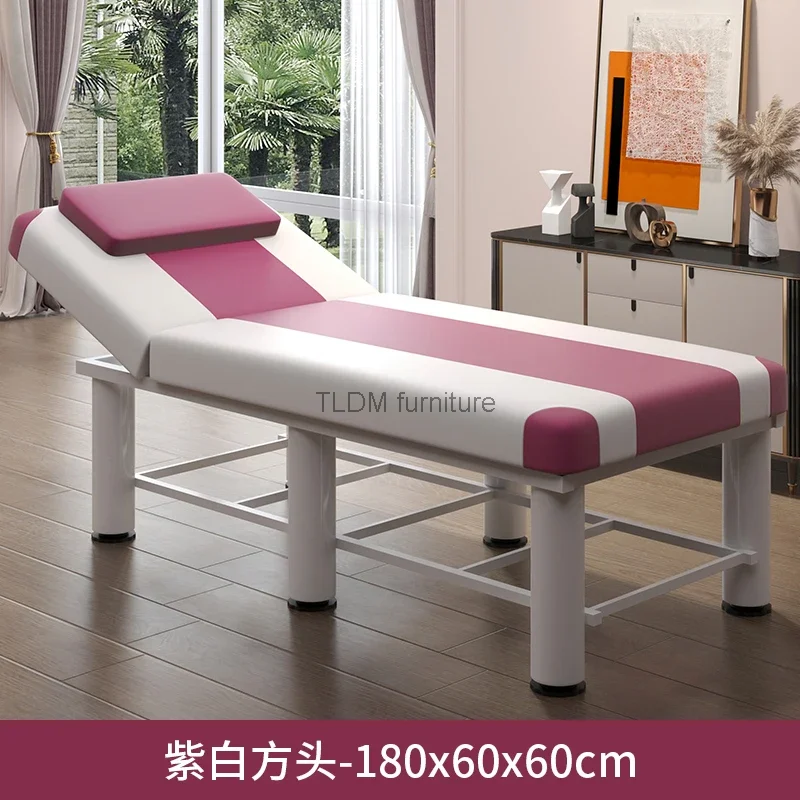 Materassi lettino cosmetico lettino per tatuaggi per Pedicure di bellezza massaggio pieghevole Spa professionale mobili per massaggi MQ50MB