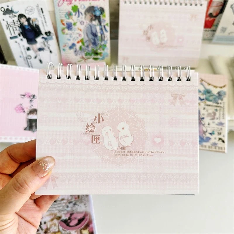 

Японские милые стикеры: 30 маленьких наборов для рисования, новые стикеры с персонажами Yanbian, книга для декорирования, DIY-книга, наклейки для коллажей