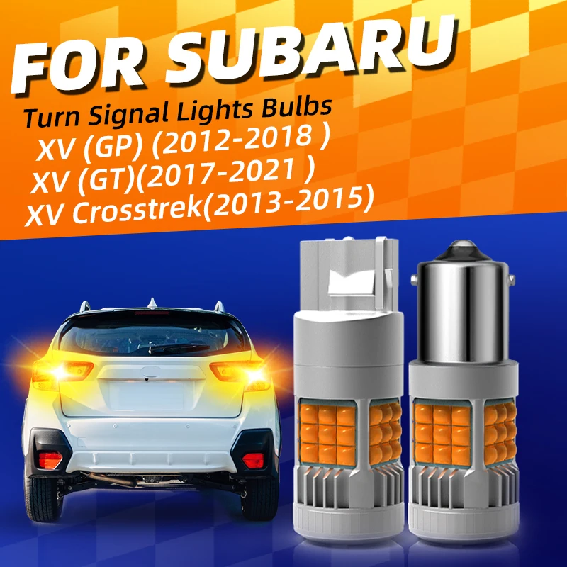 LED Turn Signal Lights Bulbs Blinker Direction Indicator For Subaru XV Crosstrek 2013 2014 2015 2016 2017 2018 2019 2020 2021