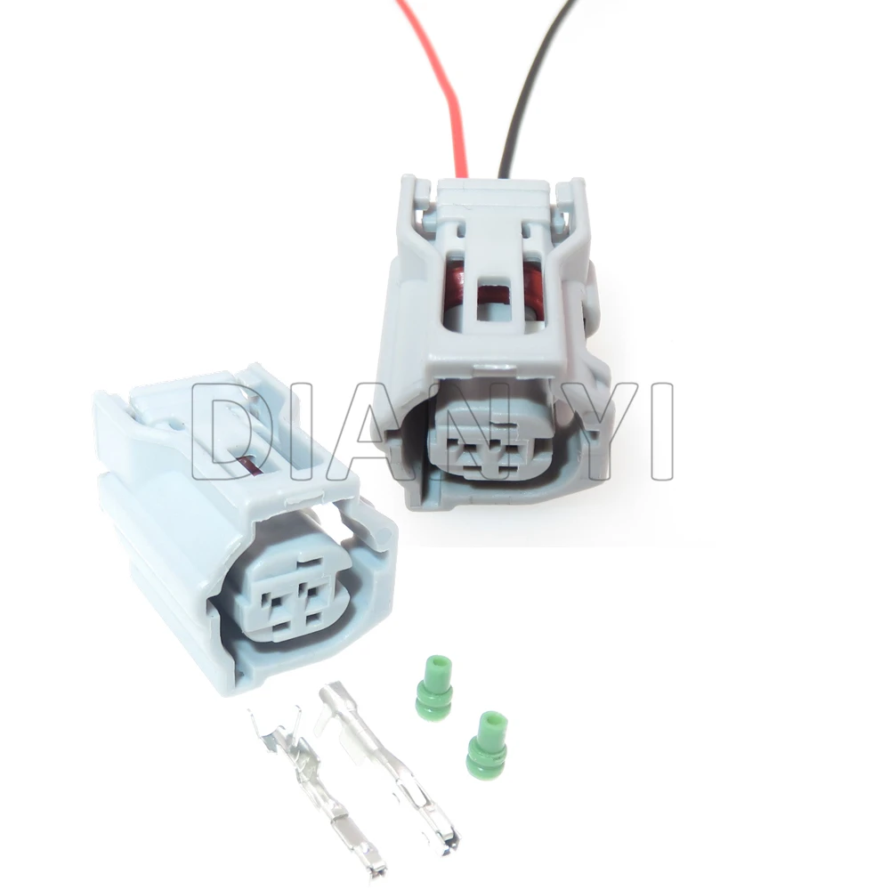 

1 Set 2 Way Auto ABS Sensor Electrical Wire Sockets With Cables 6189-7073 90980-12572 AC Assembly Car Waterproof Connector