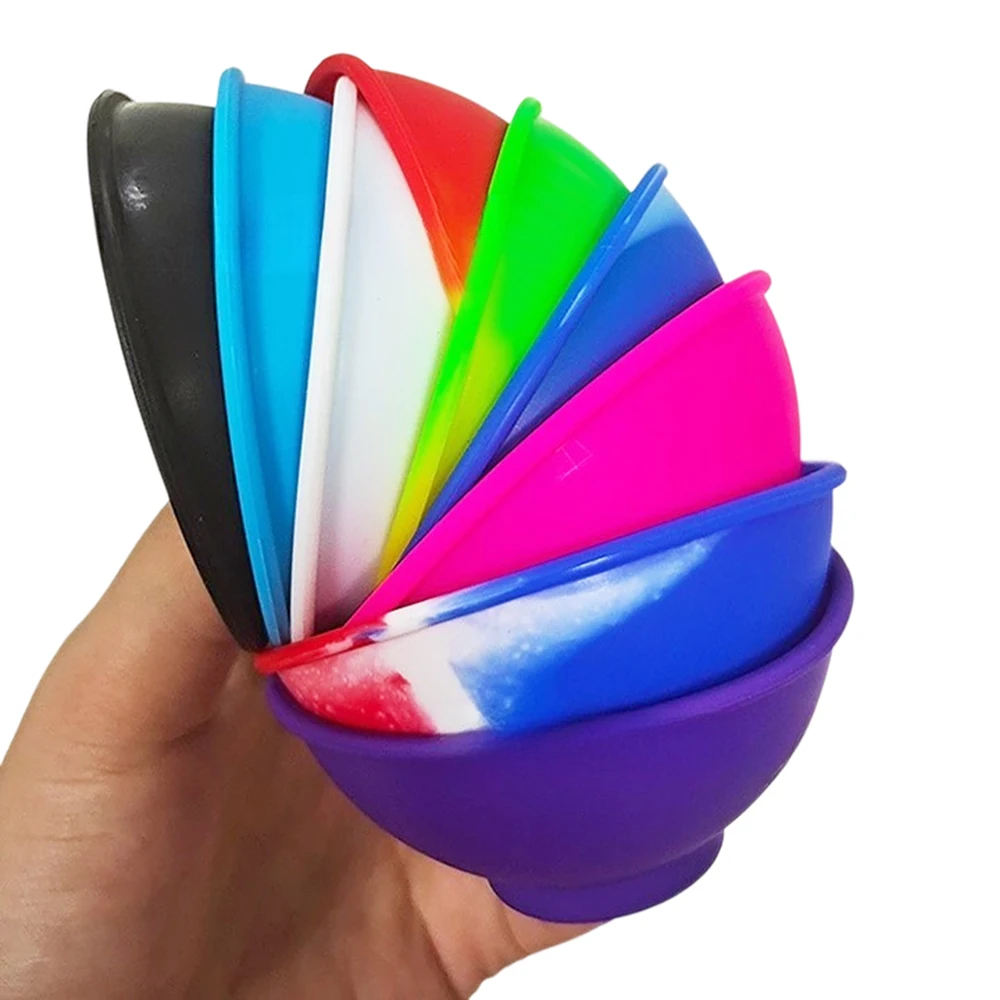 

2/3/5PCS Silicone Bowl 70mm Kitchen Spice Container Kitchen Gadgets Food Storage Measuring Salt Seasoning Bowl