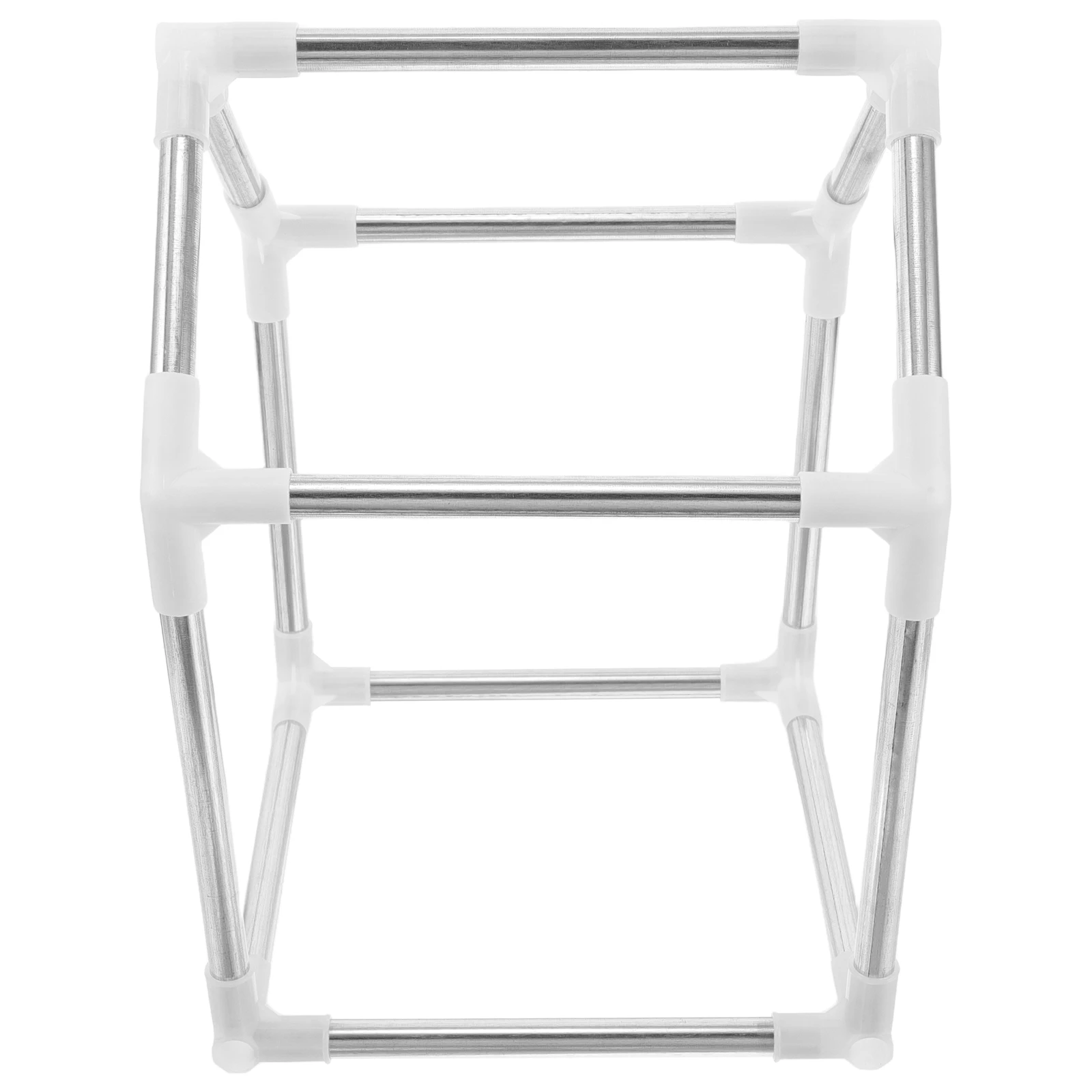 

Mini House Frame Kids Tent DIY Playhouse Assembly Metal Structure Child Pet Sturdy Plastic Fun Projects Skill Development