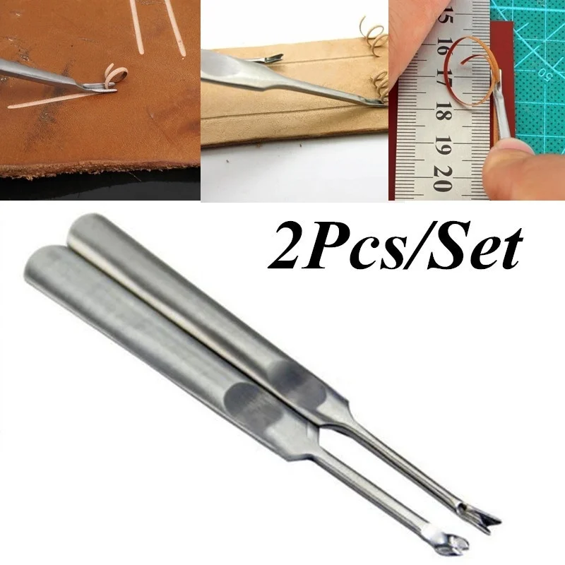 

Leather Sculpture Pressure Wiper Carving Embossin Modeling Tool Double Head Stamping Edge Craft Tools DIY Manual Scribing Tool