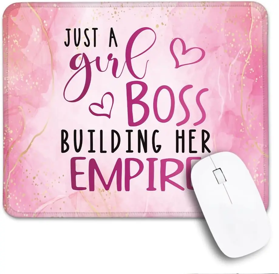 Mouse pad Moderate thickness Non Slip Mouse Pad Gift For Women Female Boss Building Just A Girl