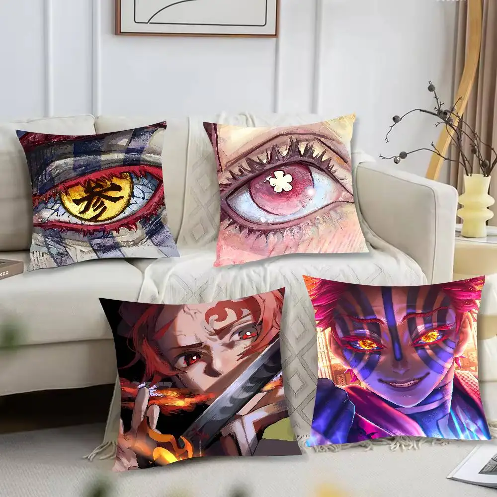 New Movie Popular D-DEMONS Cool S-LAYER Anime Pillow Case Toon Gift Cushion Cover Bedroom Home Sofa Chair Seat Decor Pillow Case