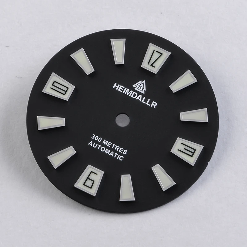 NH35 Watch Dial 28.5mm Dial C3 Super Luminous Watch  Accessories for NH35 movements