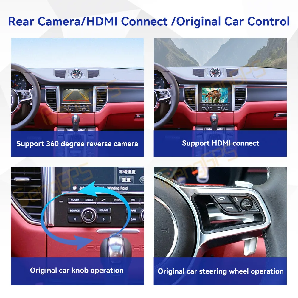 Wireless Carplay Android Auto Decoder Smart Module For Porsche Macan PCM3.1 2014-2016 Car Accessories