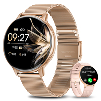 New For XIAOMI Bluetooth Call Smart Watch Women Steel Watches Men Customized Dial Heart Rate Sports Fitness Tracker Smartwatch