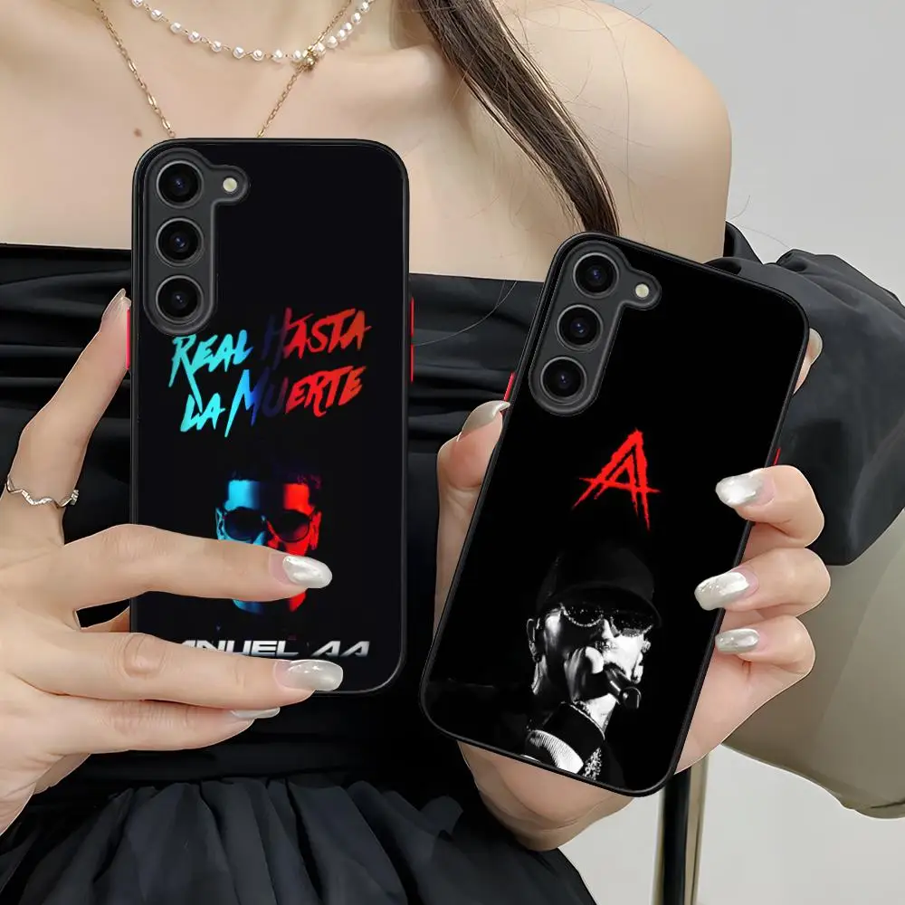 

Anuel AAAA Silicone Mobile Phone Case for Samsung Galaxy S26 S25 S24 S23 S22 S21 Plus FE Ultra Colorful Cover