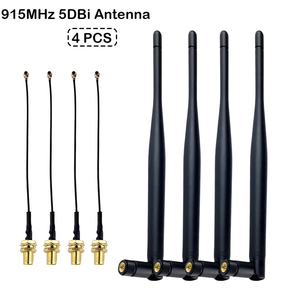 4x For LoRa Antenna 868 / 915 MHz 5dBi for SMA For IPX Mounting for Meshtastic For LoRa32 V3 IoT Network Deployment