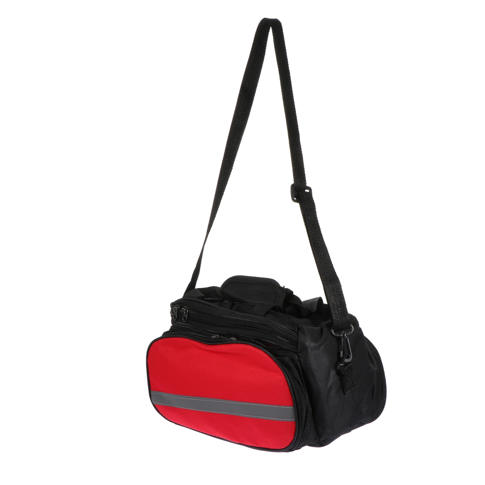 

Rear Shelf Bike Storage Bag Large Capacity Waterproof Oxford Cloth Reflective Strip Bike Rear Rack Pouch Grocery Bags Bicycle
