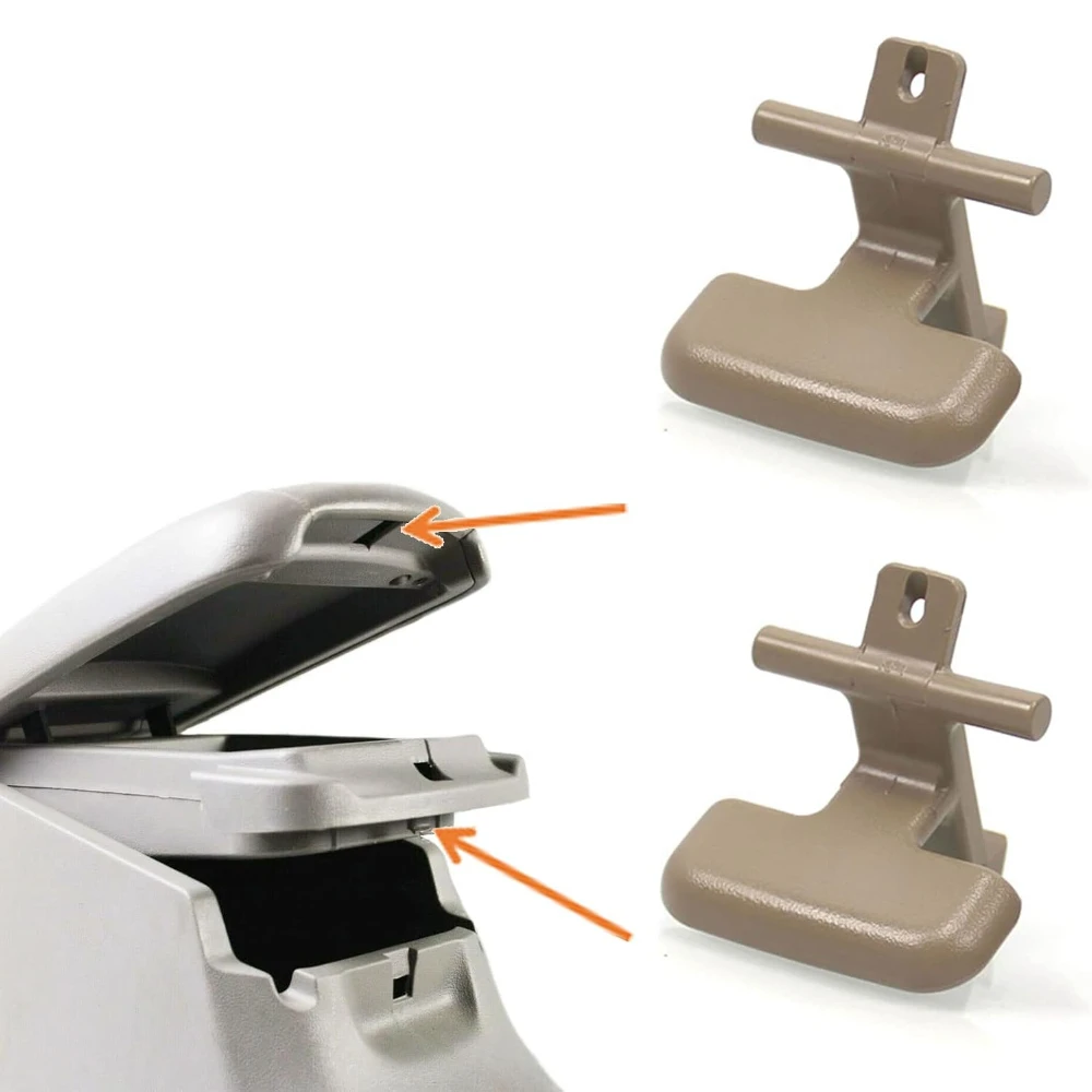 

Mreoocar 2pcs Beige Center Console Armrest Upper Lower Latch Clip Compatible with Hyundai Sonata 2009-2010 Replace 84661-3K000V2