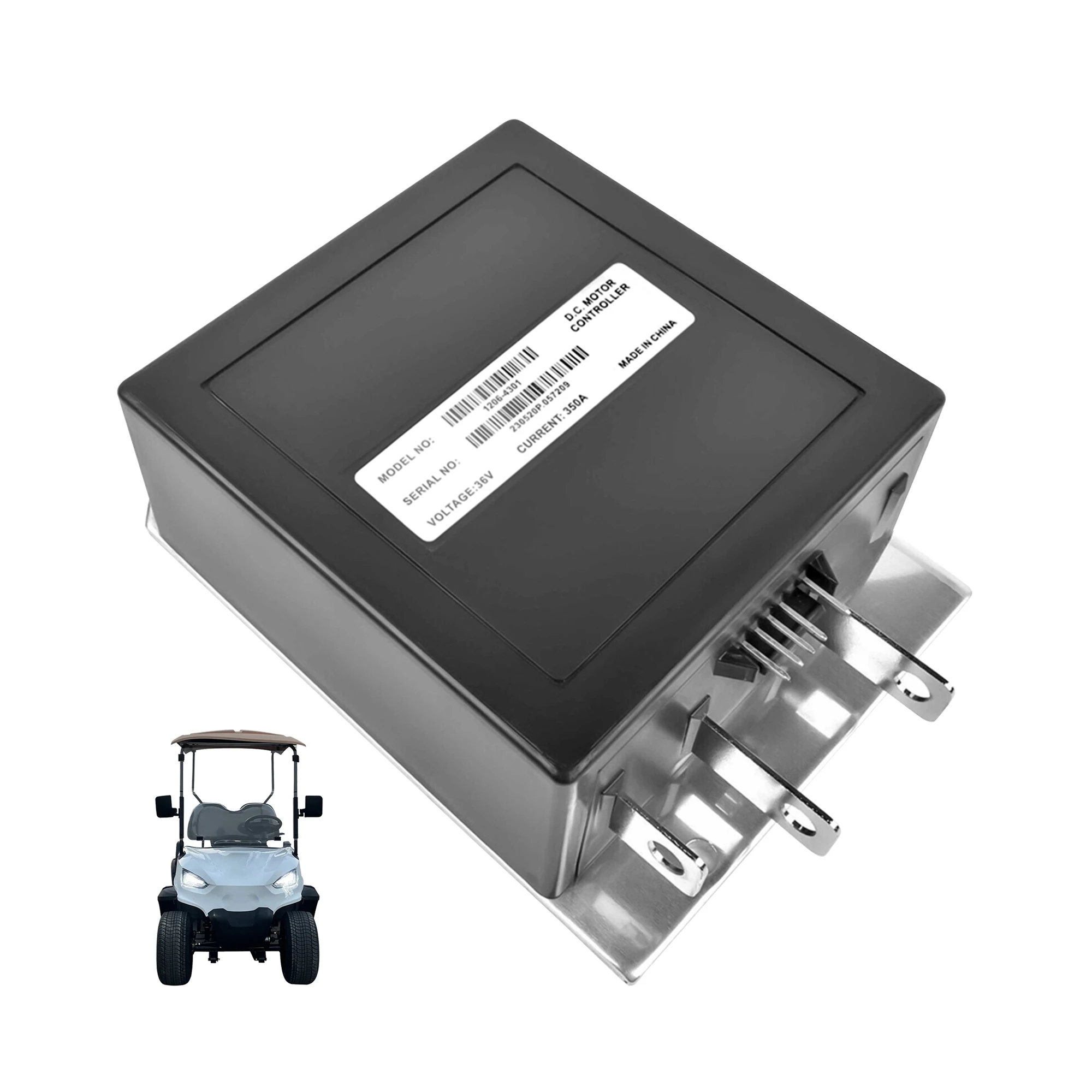 

1206-4301 36 В 350 А ITS 5-контактный контроллер двигателя 25864G09 для EZGO TXT Medalist 1994-2012 гольф-кар