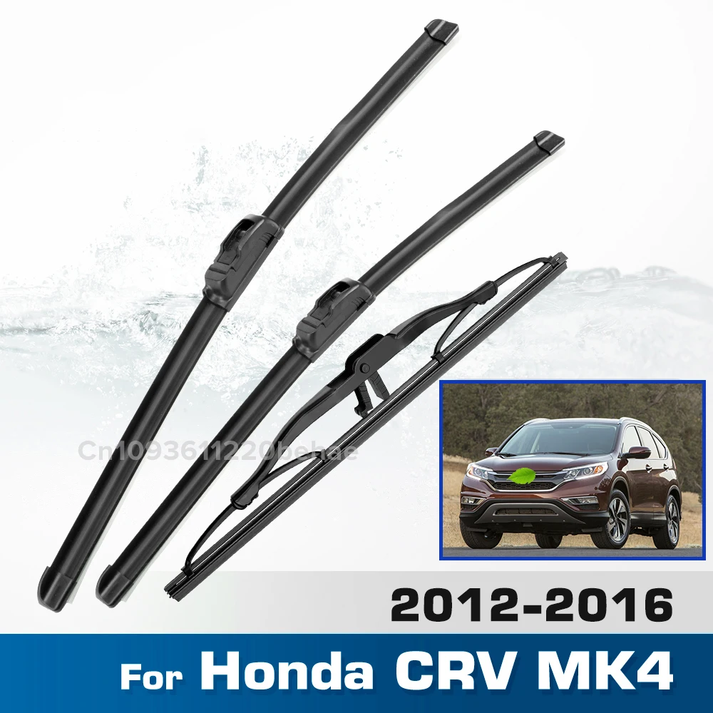 

Wiper LHD Front & Rear Wiper Blades Set For Honda CRV CR-V MK4 2012 - 2016 Windshield Windscreen Window Brushes 26“+16“+13”