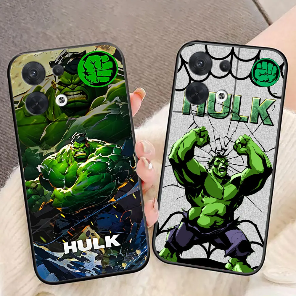 Marvel Hero The Hulk Cover Phone Case For OPPO RENO 11 11F 10 8T 8 7Z 7 6Z 6 5 5F 4 4F LITE PRO TPU Case Funda Coque Shell Capa