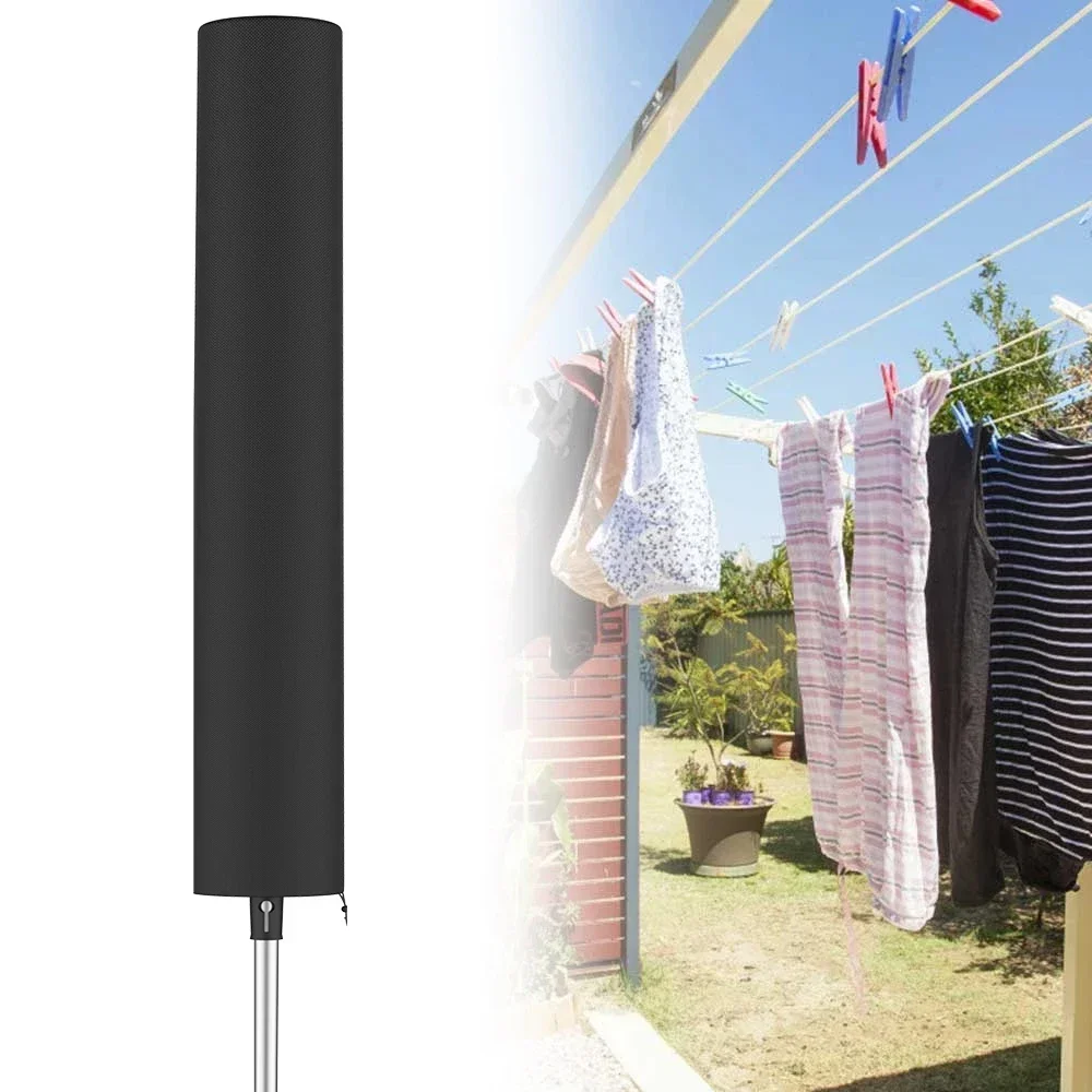 

Multi-function Rotary Clothes Dryer Cover Laundry Rack Protective Case Windproof Clothes Dry Shield Waterproof Adjustable Rope