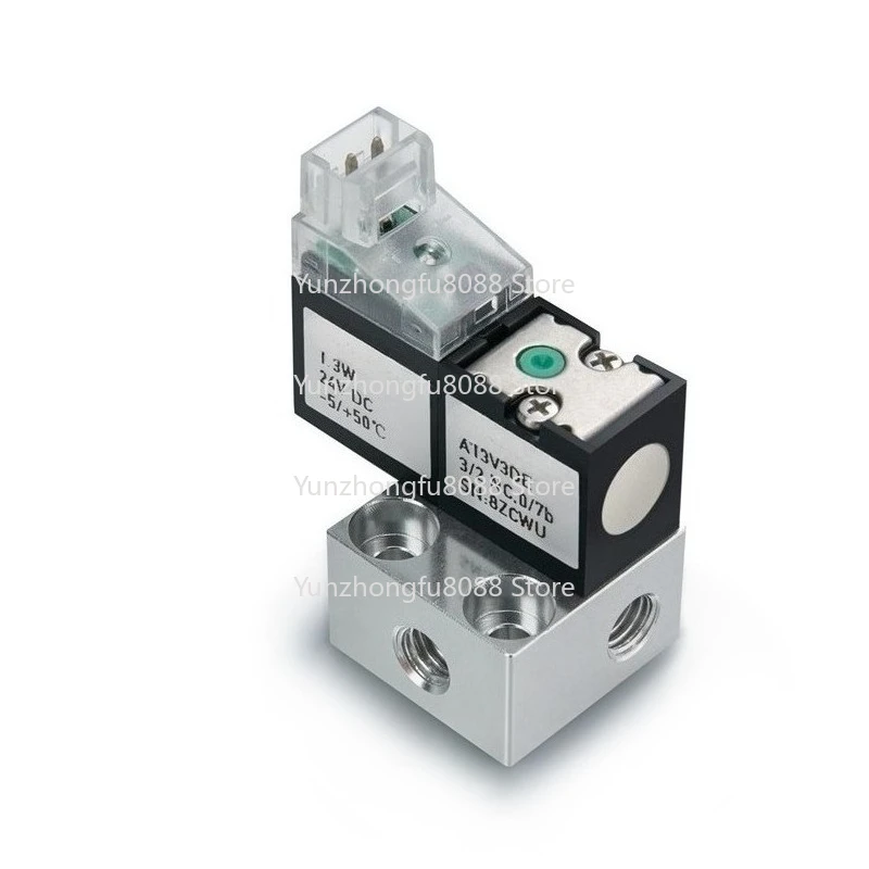 2 موقف 3 طريقة صمام الملف اللولبي الضغط الإيجابي عادة مغلقة الحرة العادم مايكرو الملف اللولبي صمام ل HVAC والسباكة #4