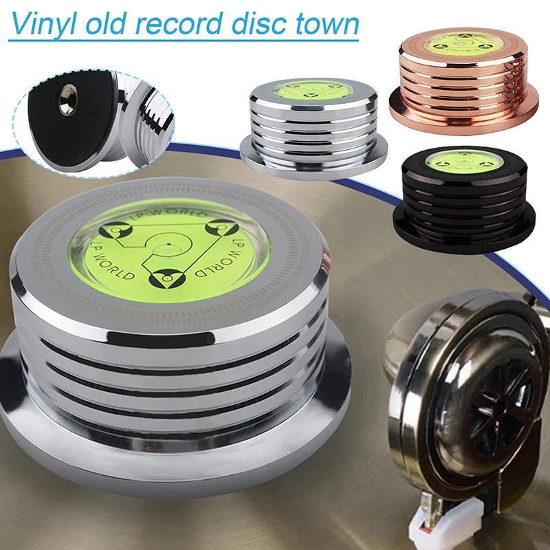 Vinyl Disc Stabilizer 50 Hz Vinyl Disc Recording Aluminum Weight Elimination Vibration Recorder lp stabilizer