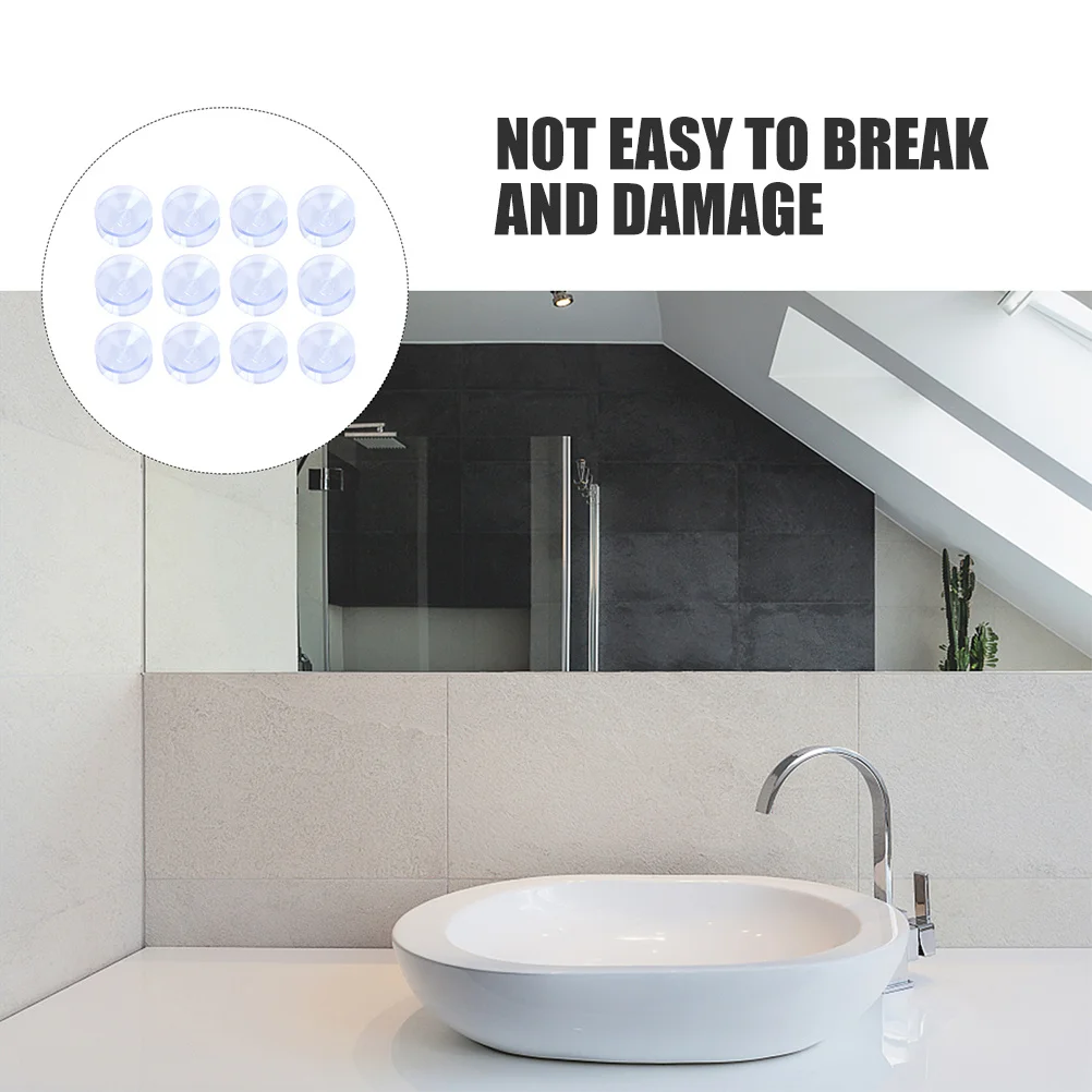 20 pçs ventosas dupla face mesa de vidro almofadas antiderrapantes amortecedores de borracha transparente protetores de móveis pinças não adesivas