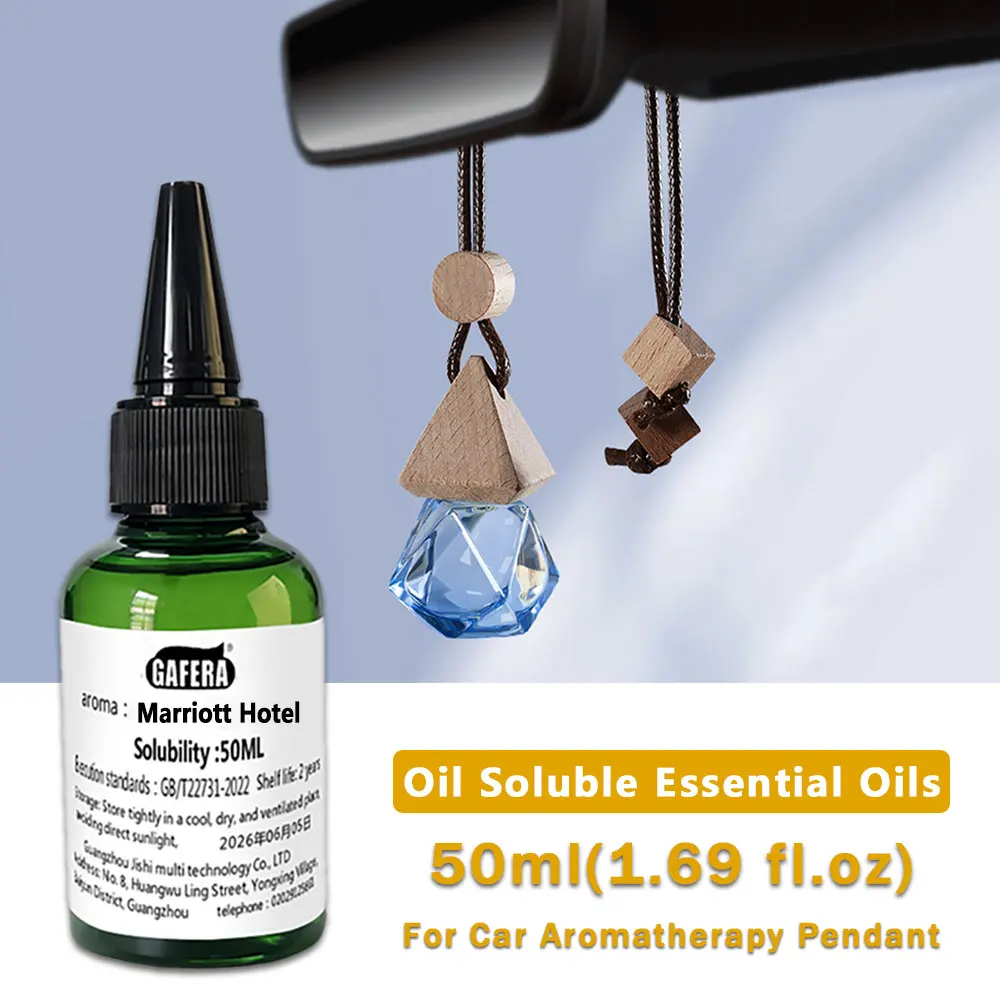 GAFERA 50ml(1.69 fl.oz) Marriott Hotel Essential Oil - Auto Suspension Fragrance Supply Perfume Car Diffuser Replenishes Essence
