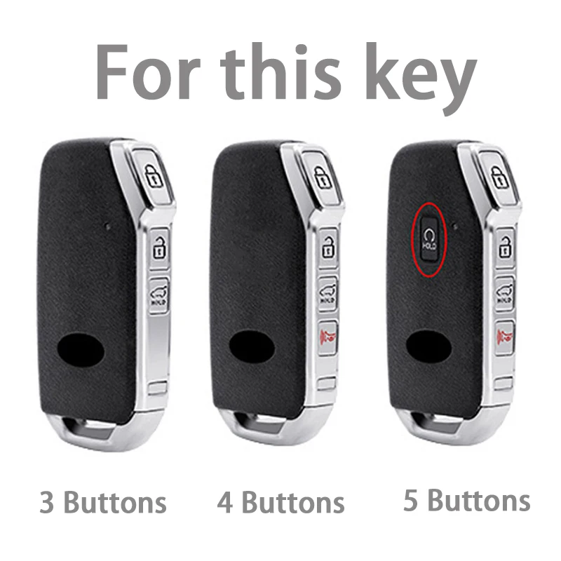 3 4 5 Button TPU Car Key Case Cover for Kia Sportage 2023 Kia Ray Sorento Soul Telluride Cerato 2020 K5 K8 2022 Shell Fob Holder